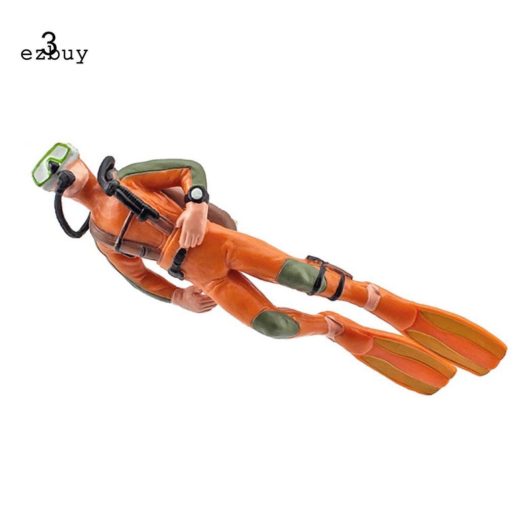 4 Styles Diving Figure Aquarium Toy Diver Figure Wide Application for Kids