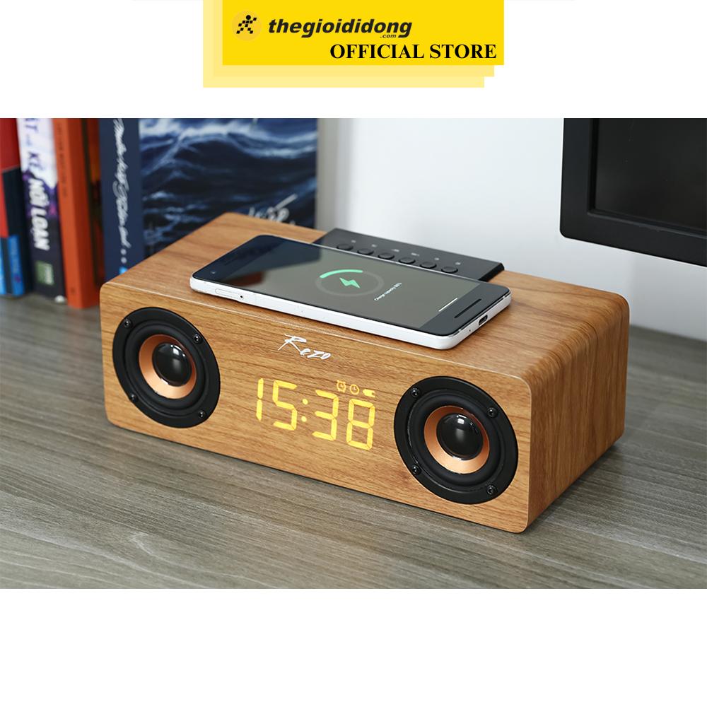 Loa Bluetooth Rezo Wooden Box - Hàng Chính Hãng