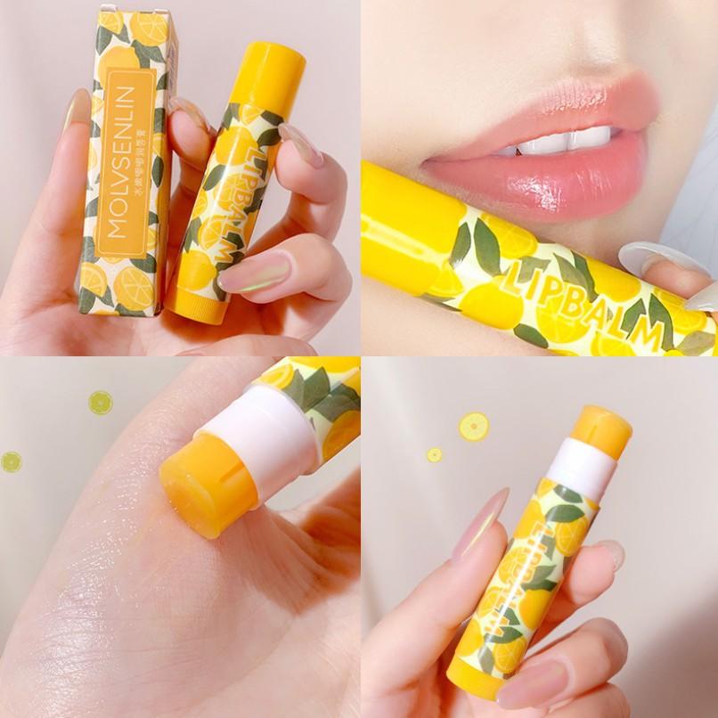 Son dưỡng hết nẻ môi hoa quả Molvsenlin Lip Balm 3.2g