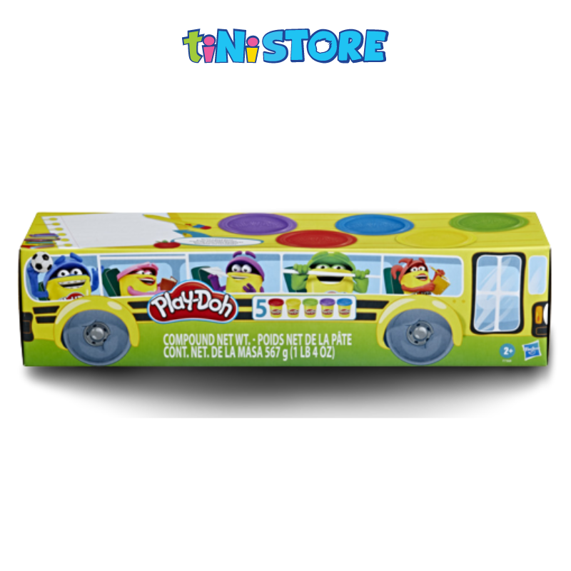 Đồ chơi đất nặn vui đến trường 5 màu Play-Doh (5x4oz)