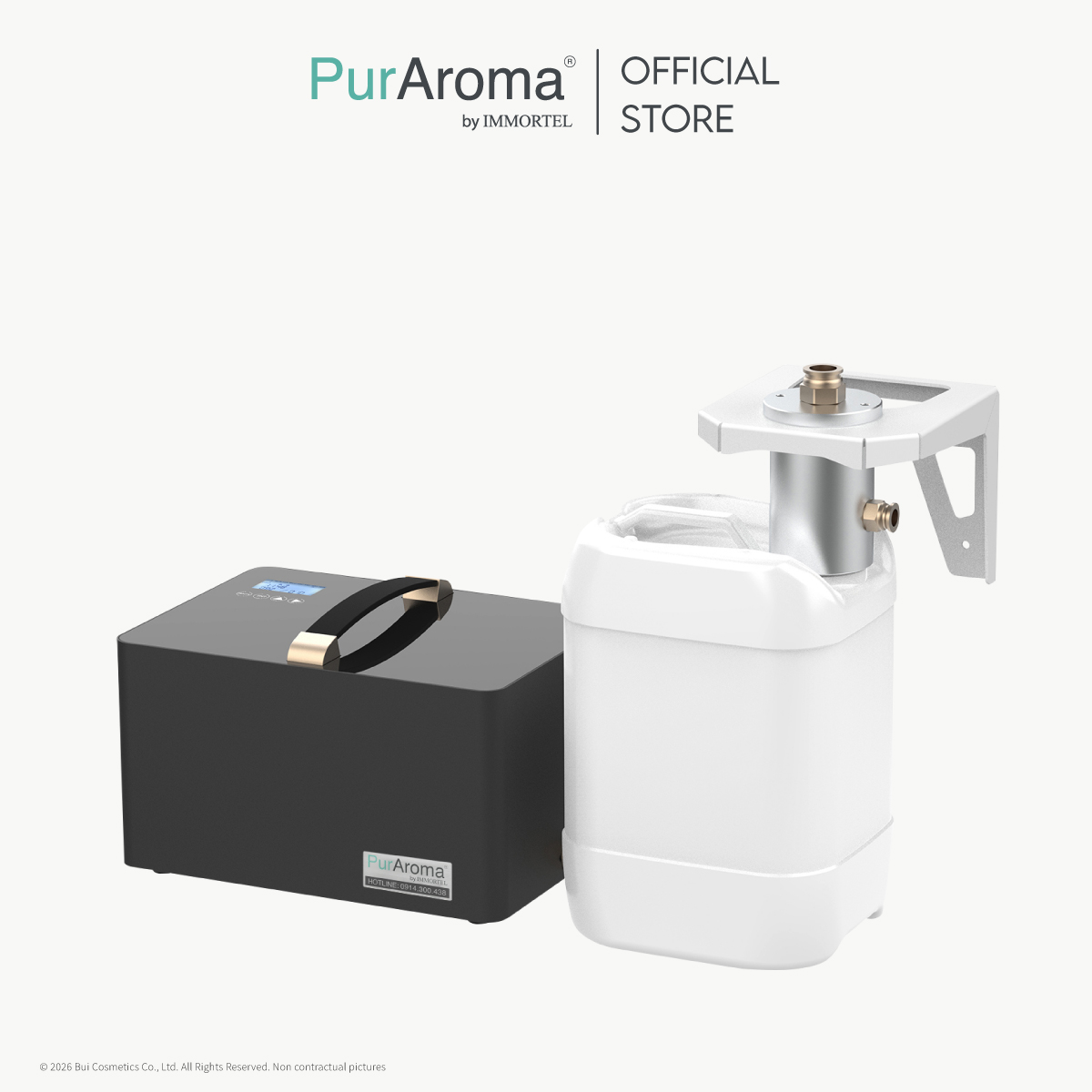 Máy Khuếch Tán Công Nghiệp PurAroma PRO 26W - Công Nghệ Phun Sương Lạnh Nano Siêu Mịn