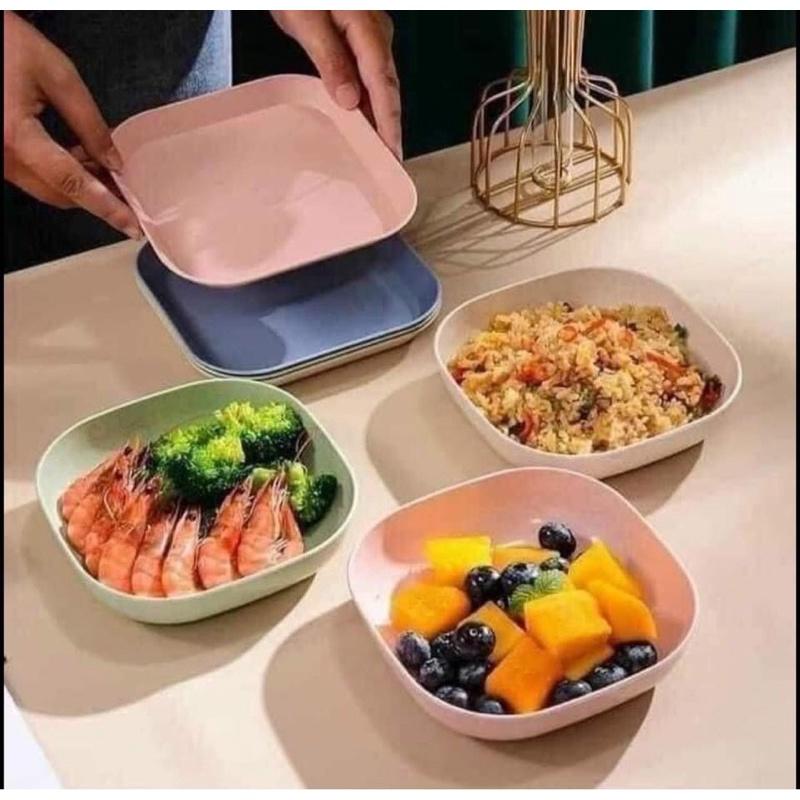 Sét Bộ 8 Đĩa Lúa Mạch Tiện Dụng