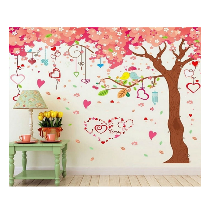 Decal Dán Tường Cây Tình Yêu 2 PK286 (360 x 200 cm)