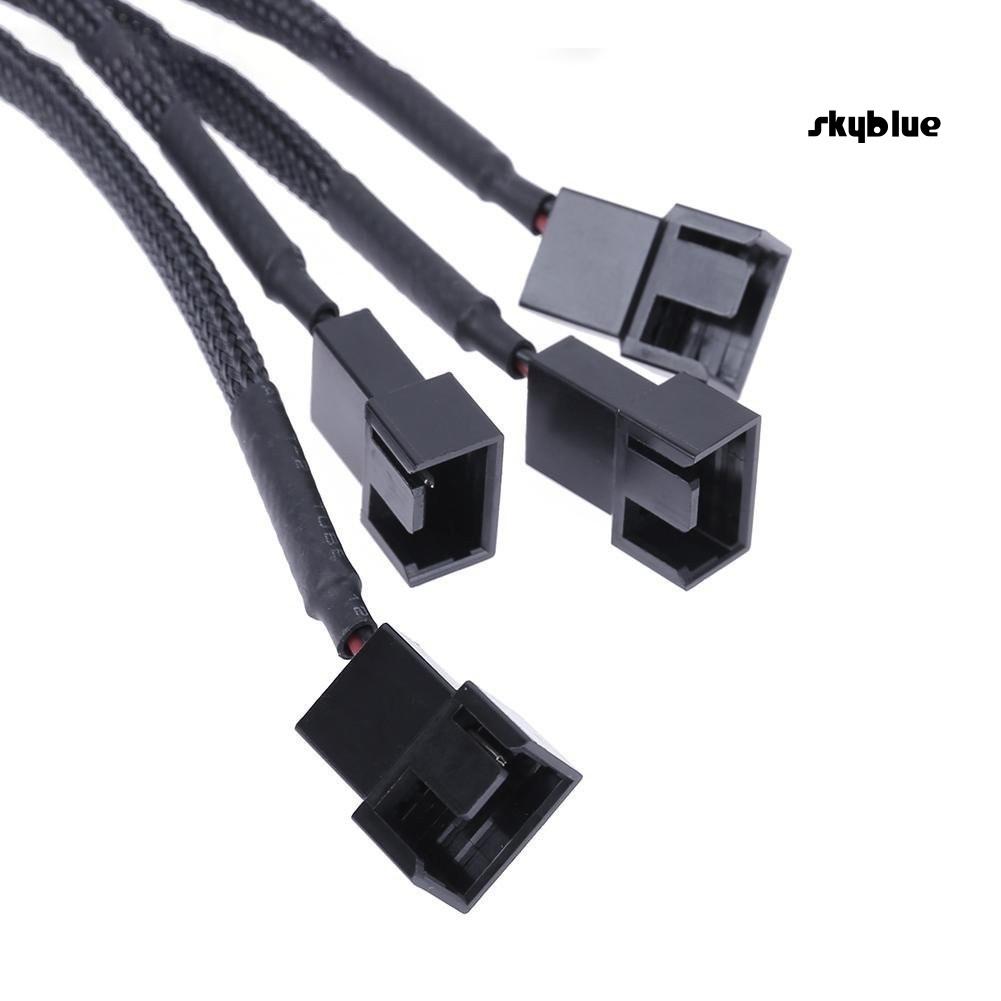 Cáp chuyển đổi từ 1 sang 4 cổng IDE 4Pin cho quạt tản nhiệt máy tính