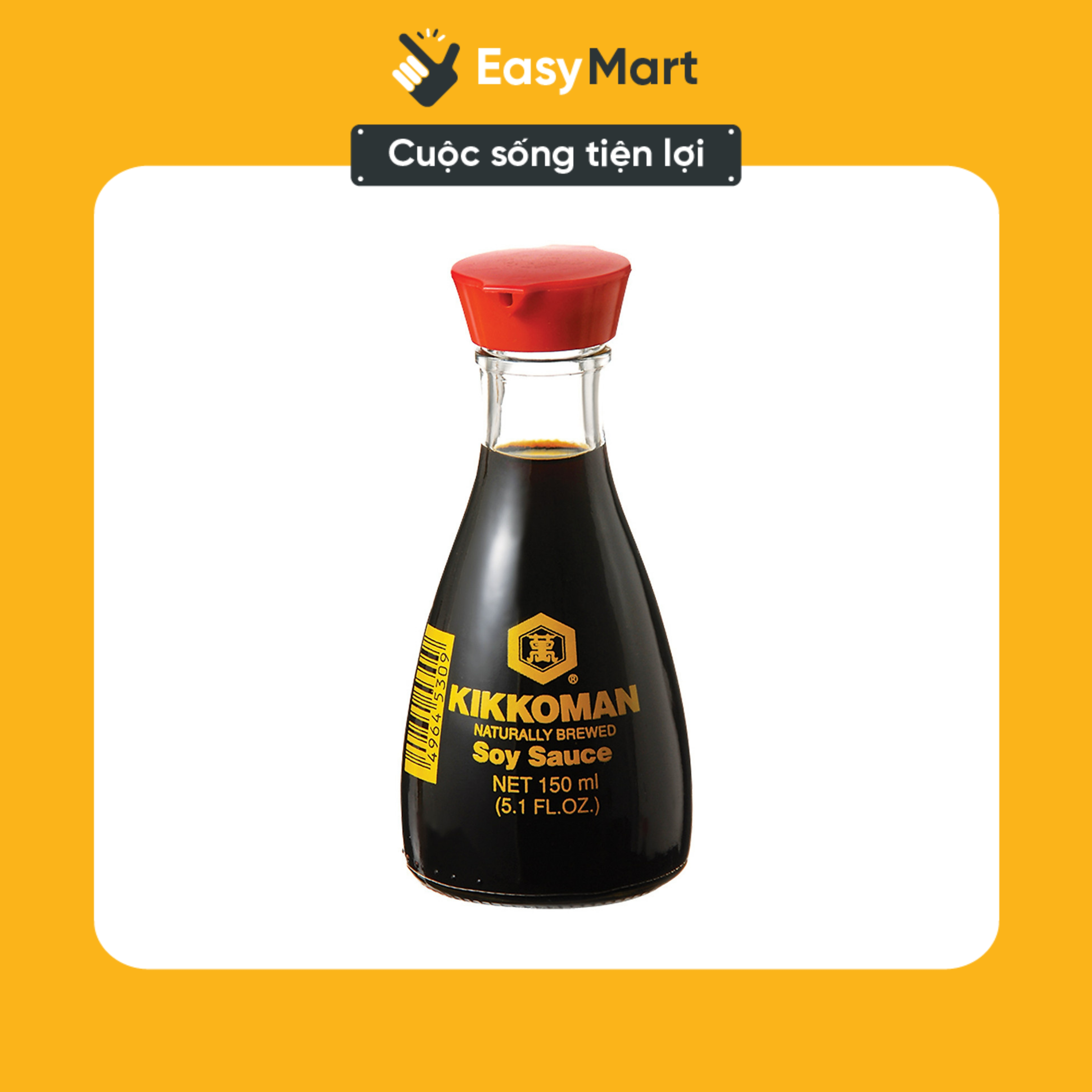 Nước tương đậu nành tự nhiên Kikkoman 150ml