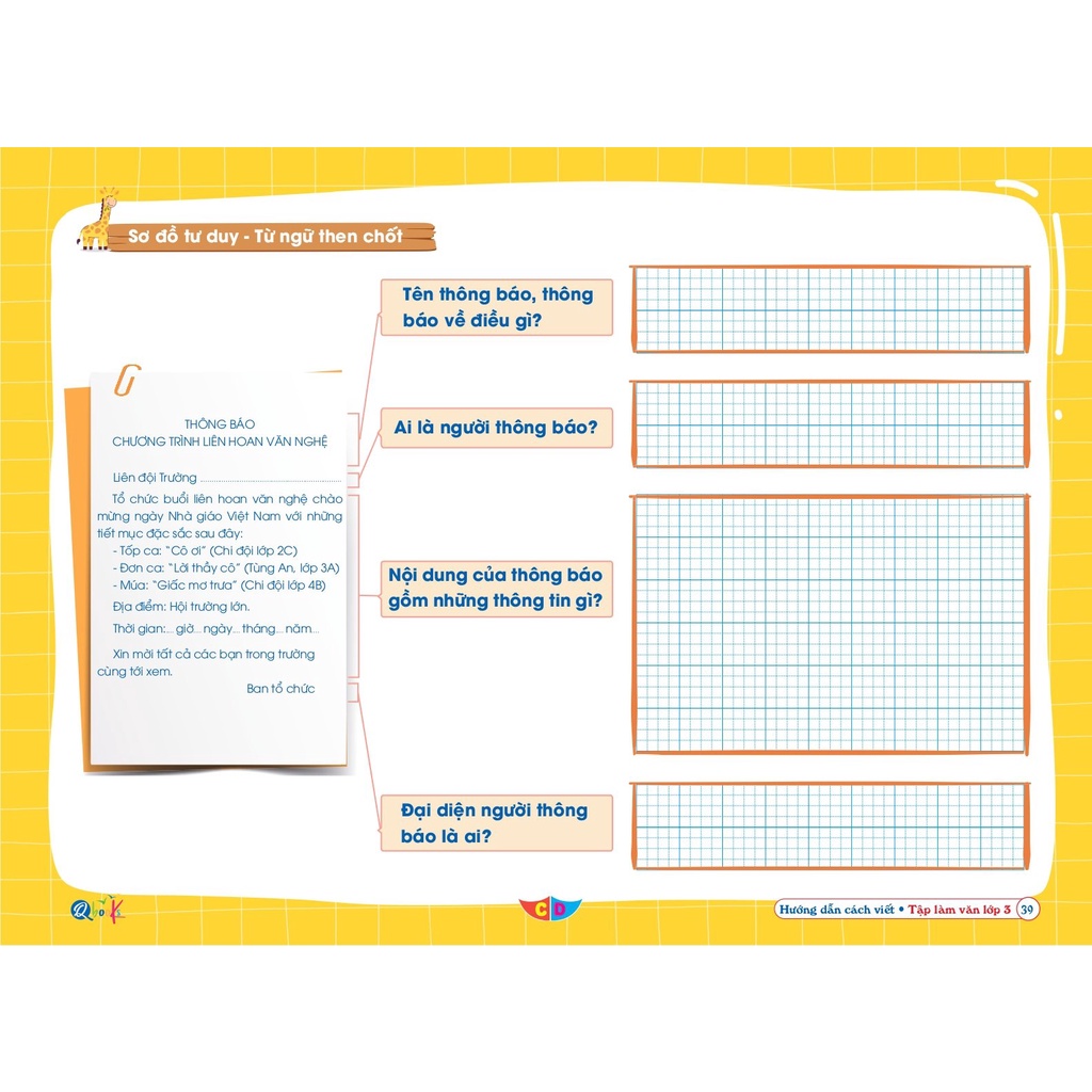 Sách - Hướng dẫn cách viết TẬP LÀM VĂN Lớp 3 - Biên Soạn Cả năm theo chương trình Cánh Diều