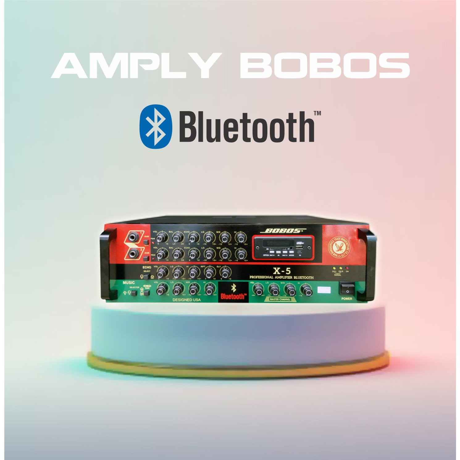 AMPLY KARAOKE BLUETOOTH BOBOS X-5 (Hàng chính hãng)