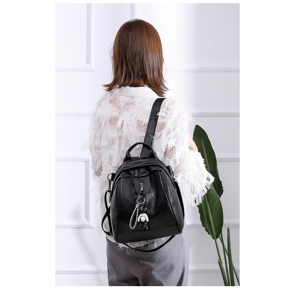 Balo + túi da nữ thời trang kèm móc khóa, bao đẹp siêu xinh TF1606200
