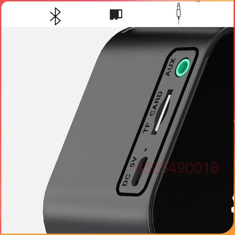 Loa bluetooth KIMISO K10 Plus kiêm đồng hồ báo thức màn hình tráng gương hiển thị nhiệt độ đèn led nghe nhạc đỉnh cao