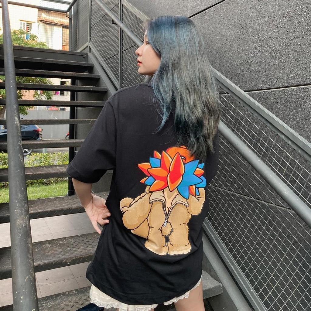 Áo thun unisex tay lỡ MOZZIE TED TEE vải dày mịn cực đẹp || Hany Shop