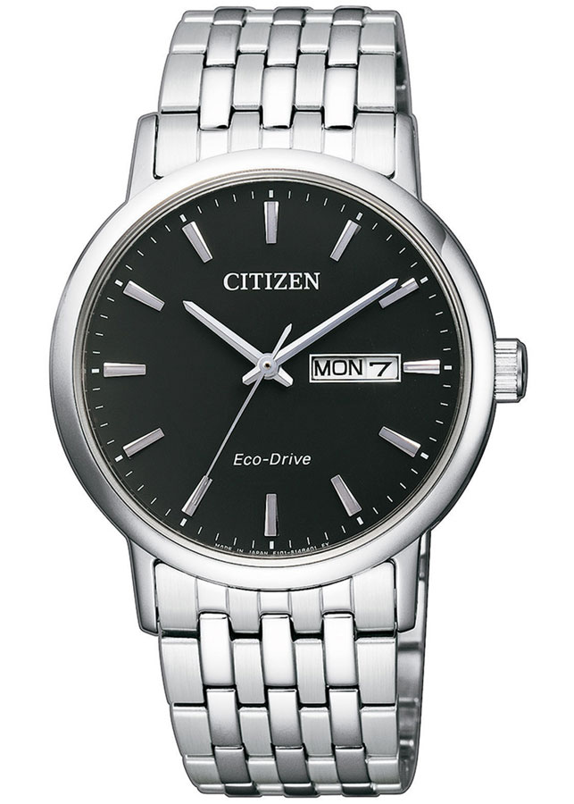 Đồng Hồ Nam Citizen Dây Thép Không Gỉ BM9010-59E - Mặt Đen