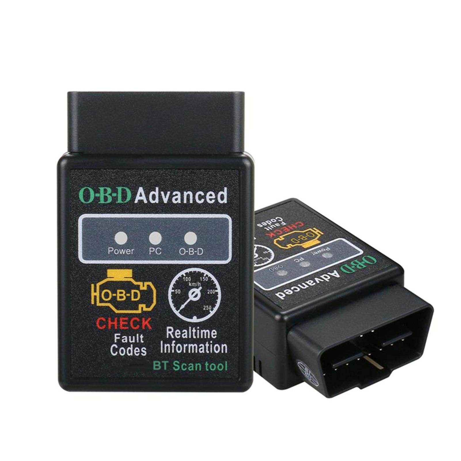 Car Diagnosis Scanner V2.1 OBD-2 HH O-B-D ELM327 Works Android Torque BT ELM327 HH O-B-D Interface ELM327