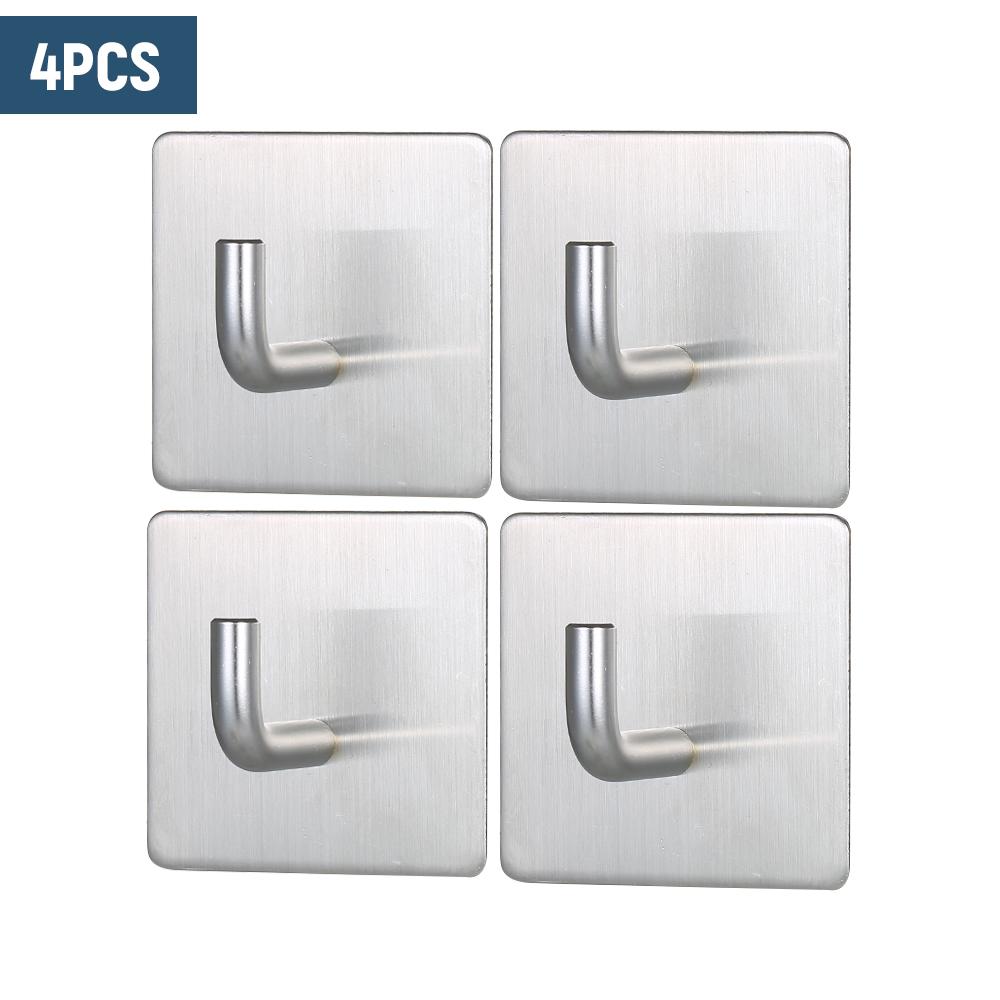 Bộ 4 móc dính bằng thép không gỉ 304 chịu lực nặng