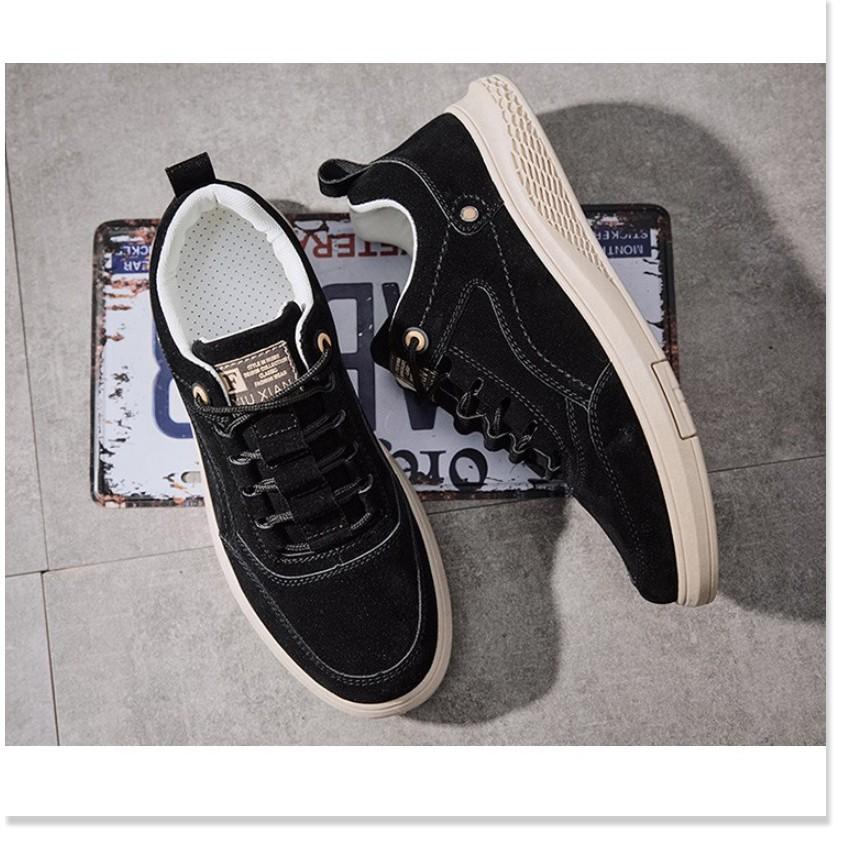 Giày Sneaker Nam, Giày Da Nam Thấp Cổ Da Lộn HOT HOT