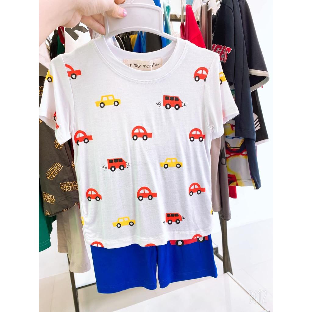 Đồ bộ cộc chất vải thun lạnh cho bé