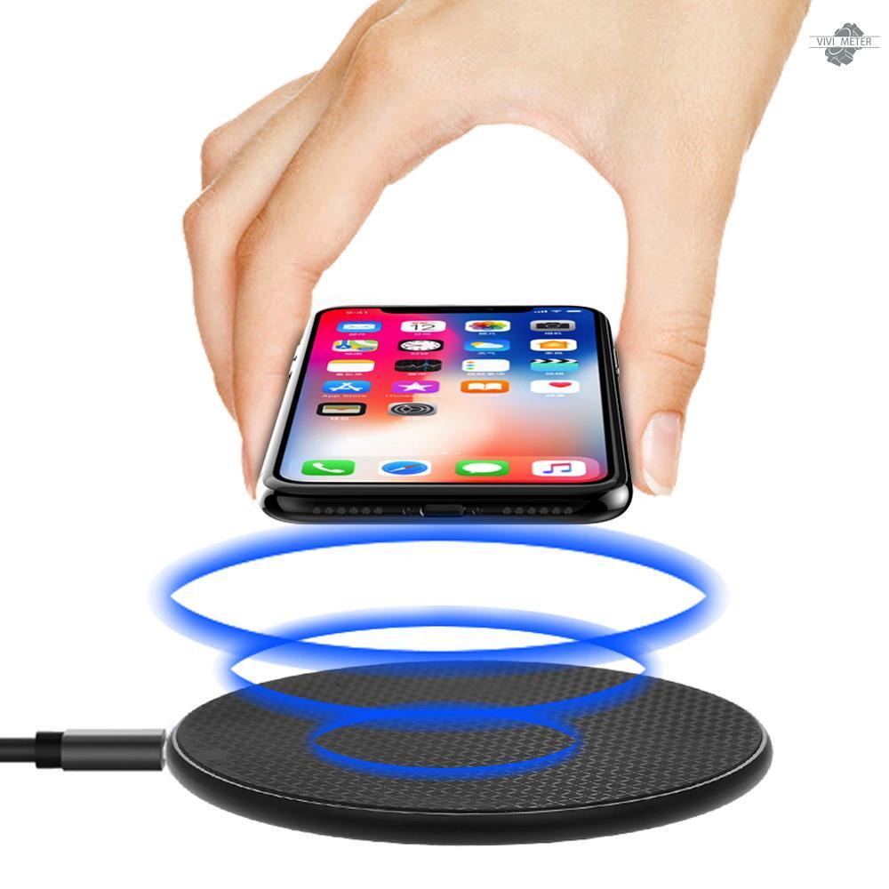 Đế Sạc Nhanh Không Dây Qi S110 Qc3.0 10w Cho Iphone X Xr Xs Max 8 Plus S9 S8