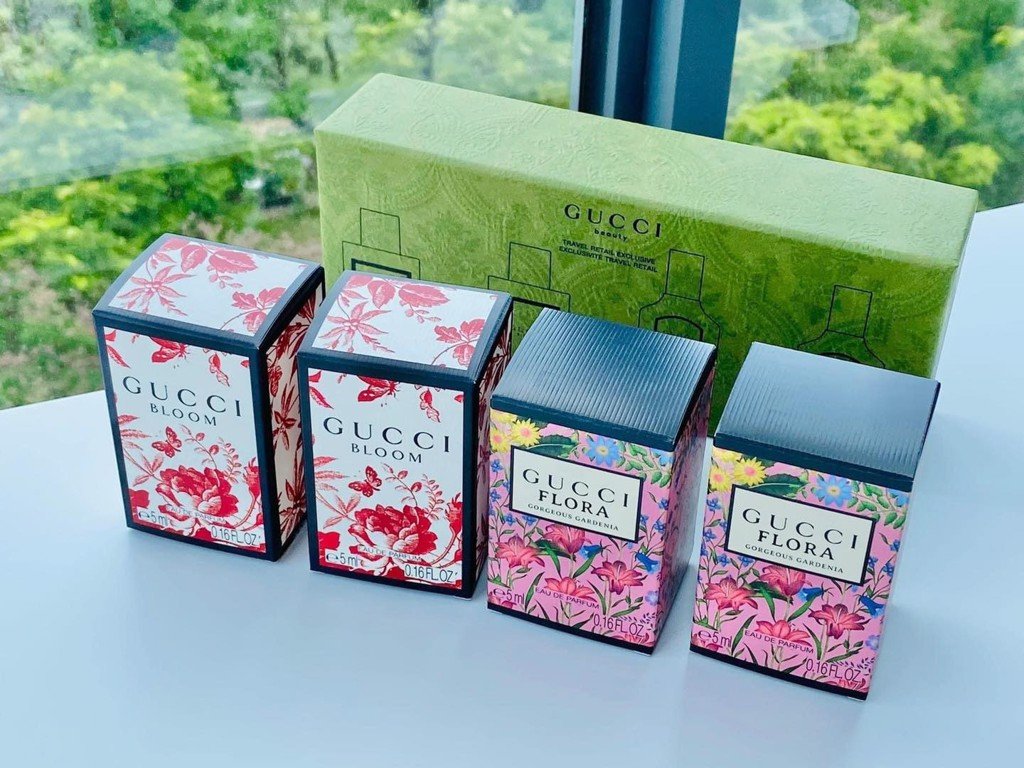 Set Nước Hoa Mini Gucci Bloom &amp; Flora 4 Chai