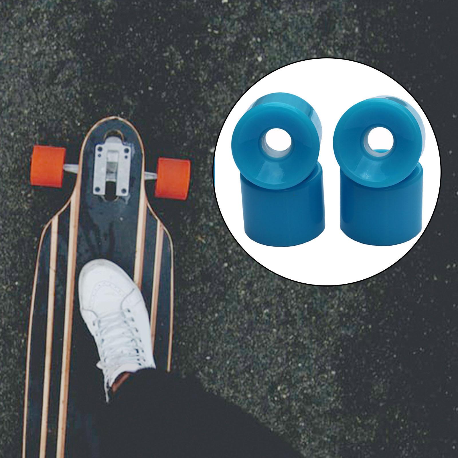 4x PU Skateboard Wheels Replacement Longboard Wheel Roller Casing