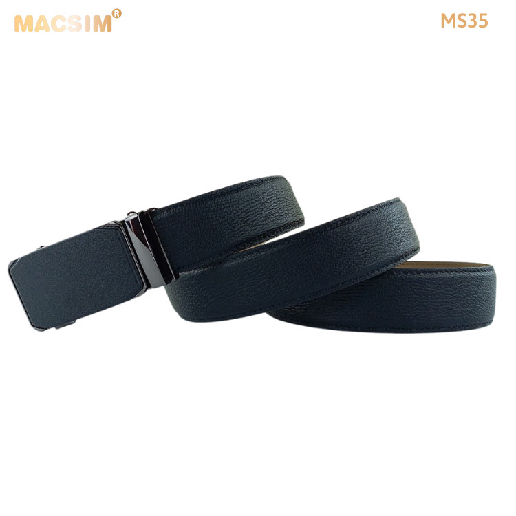 Thắt lưng nam da thật cao cấp nhãn hiệu Macsim MS35