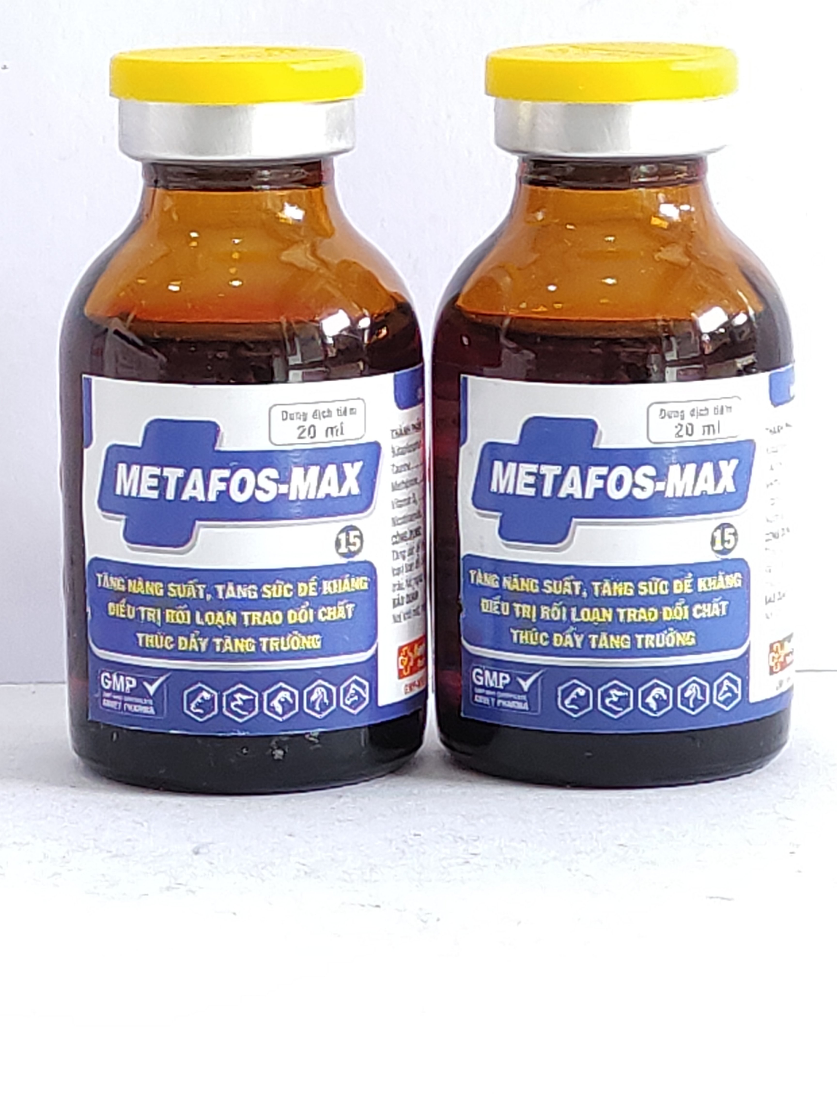 METAFOS MAX 20ML dung dịch tiêm tăng năng suất, tăng sức đề kháng, rối loạn trao đổi chất, thúc đẩy tăng trưởng