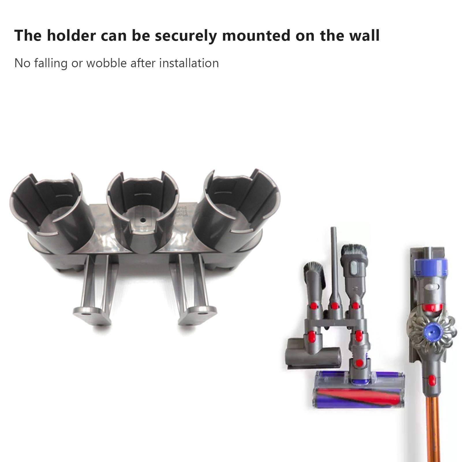 Giá đỡ phụ kiện máy hút bụi gắn tường tương thích với máy hút bụi Dyson V10, V8, V7.