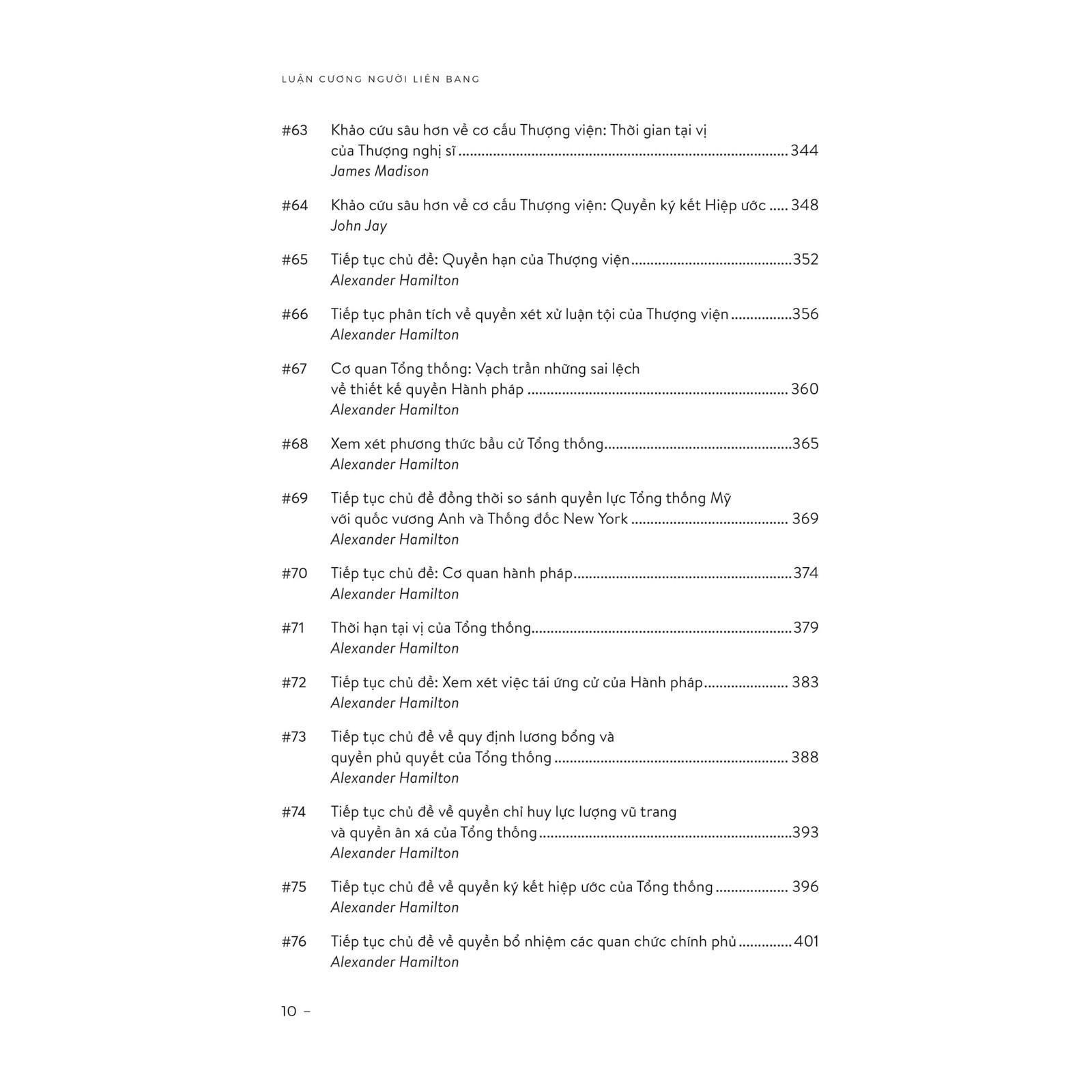 Luận Cương Người Liên Bang - Bản Quyền