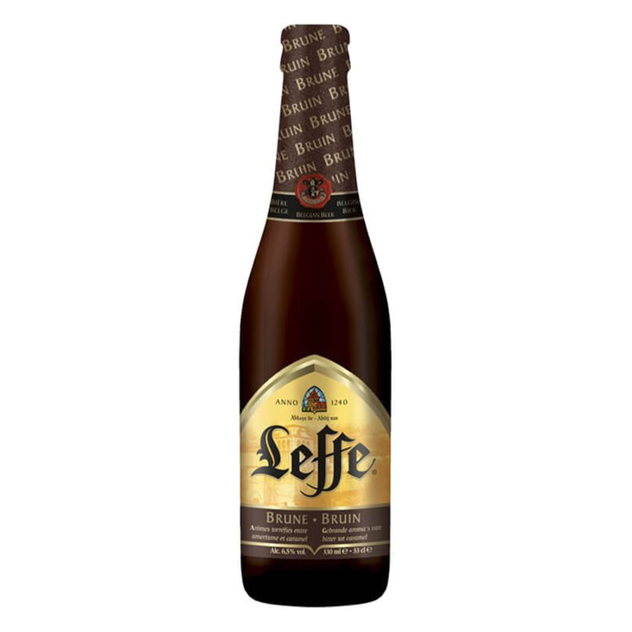 Bia Leffe Brune Nâu 330ml Thùng 24 Chai