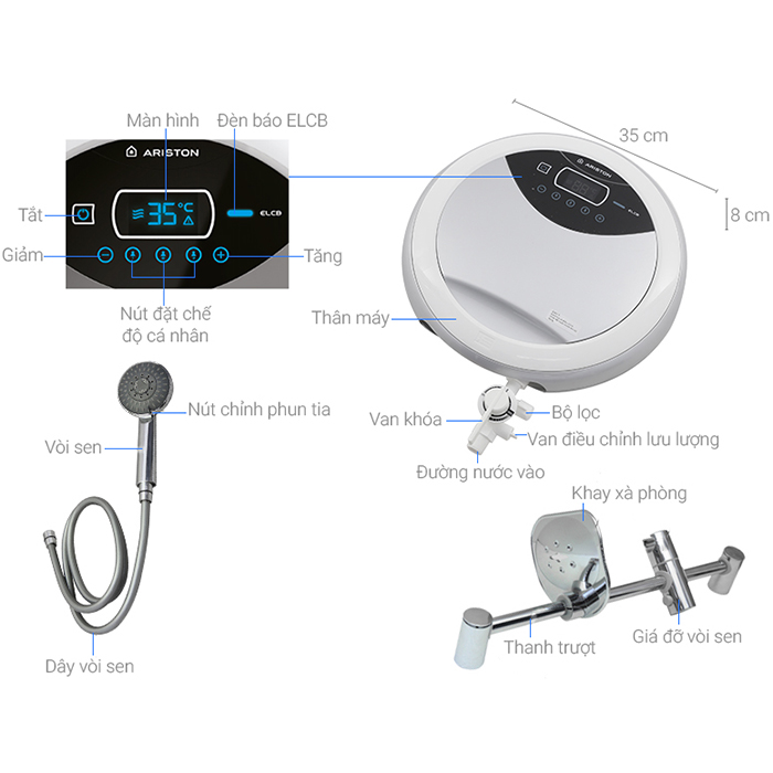 Máy nước nóng Ariston RT45E-VN