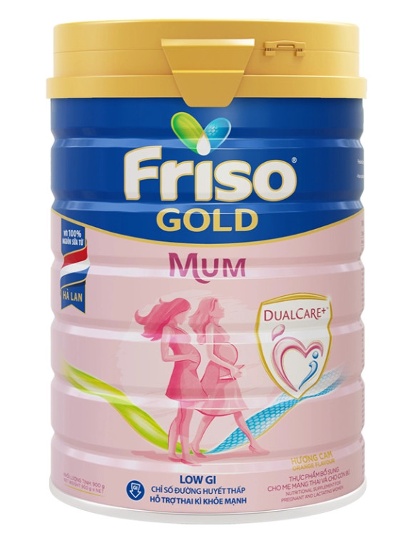 Sữa Bột Friso mum Gold Hương Cam (900g)