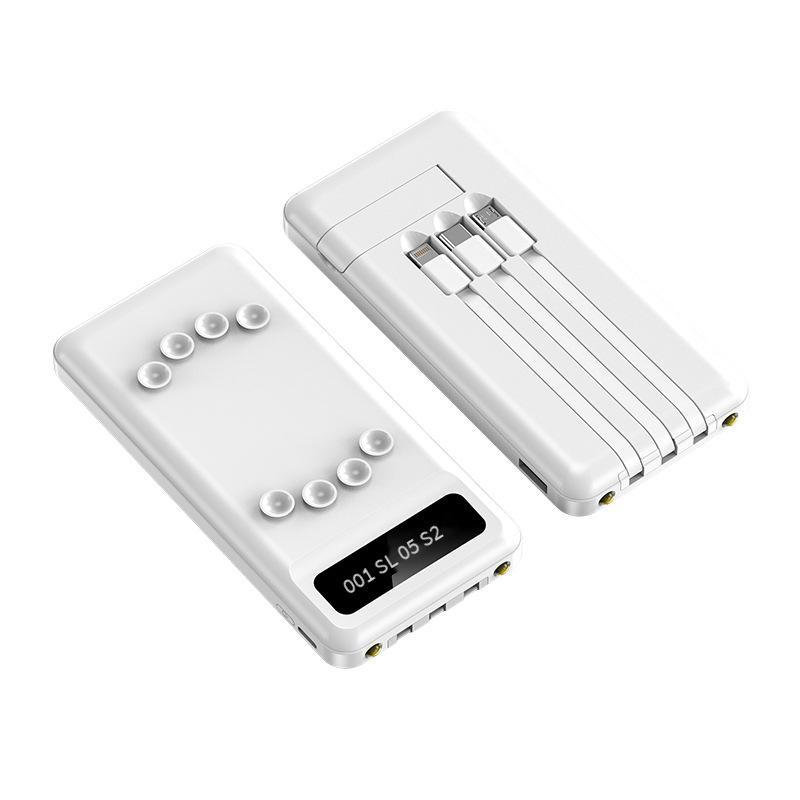 Cốc hút phong cách mới nhất đi kèm với một dòng sạc kho báu 20000 mAh khung có thể tháo rời in logo điện thoại di động