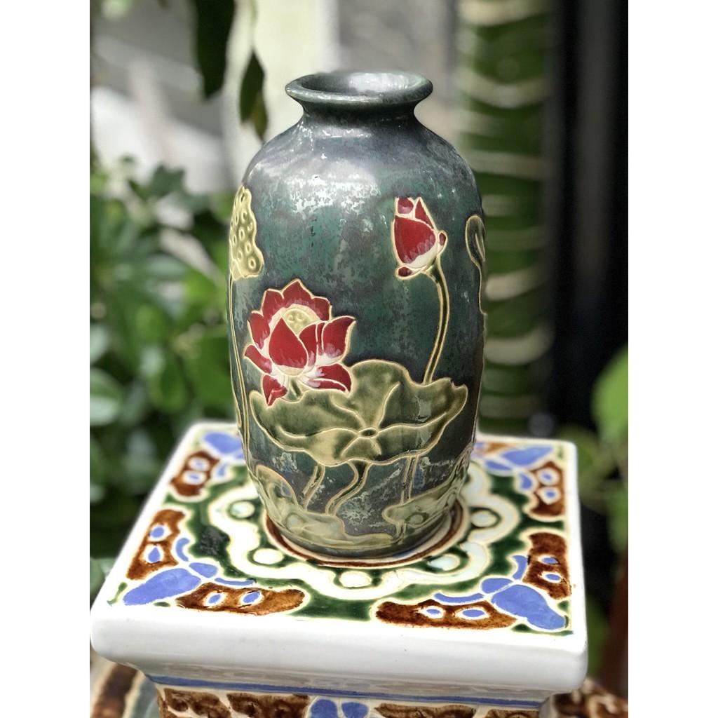 Bình Hoa Sen Gốm Sứ Nam bộ 09