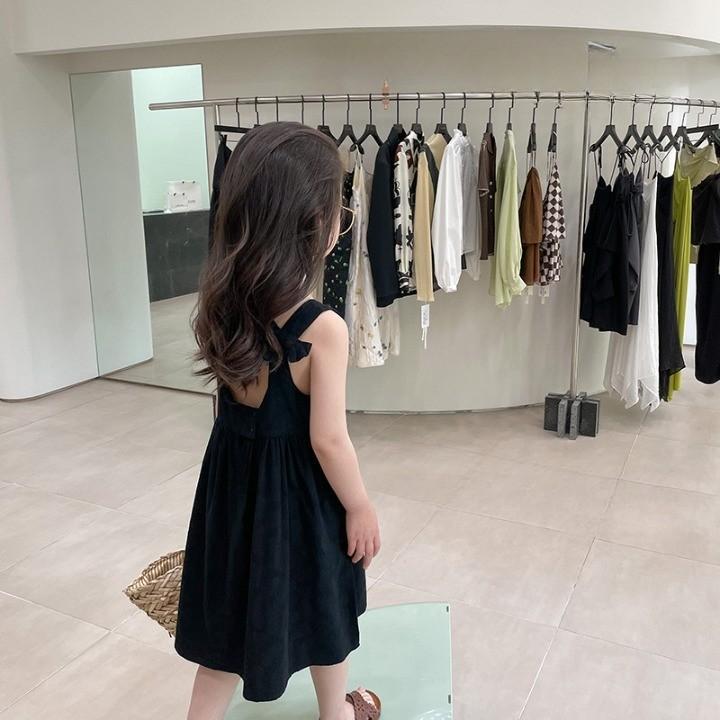 TA105 Áo váy dài 2 dây bản to sau lưng Ambb V099