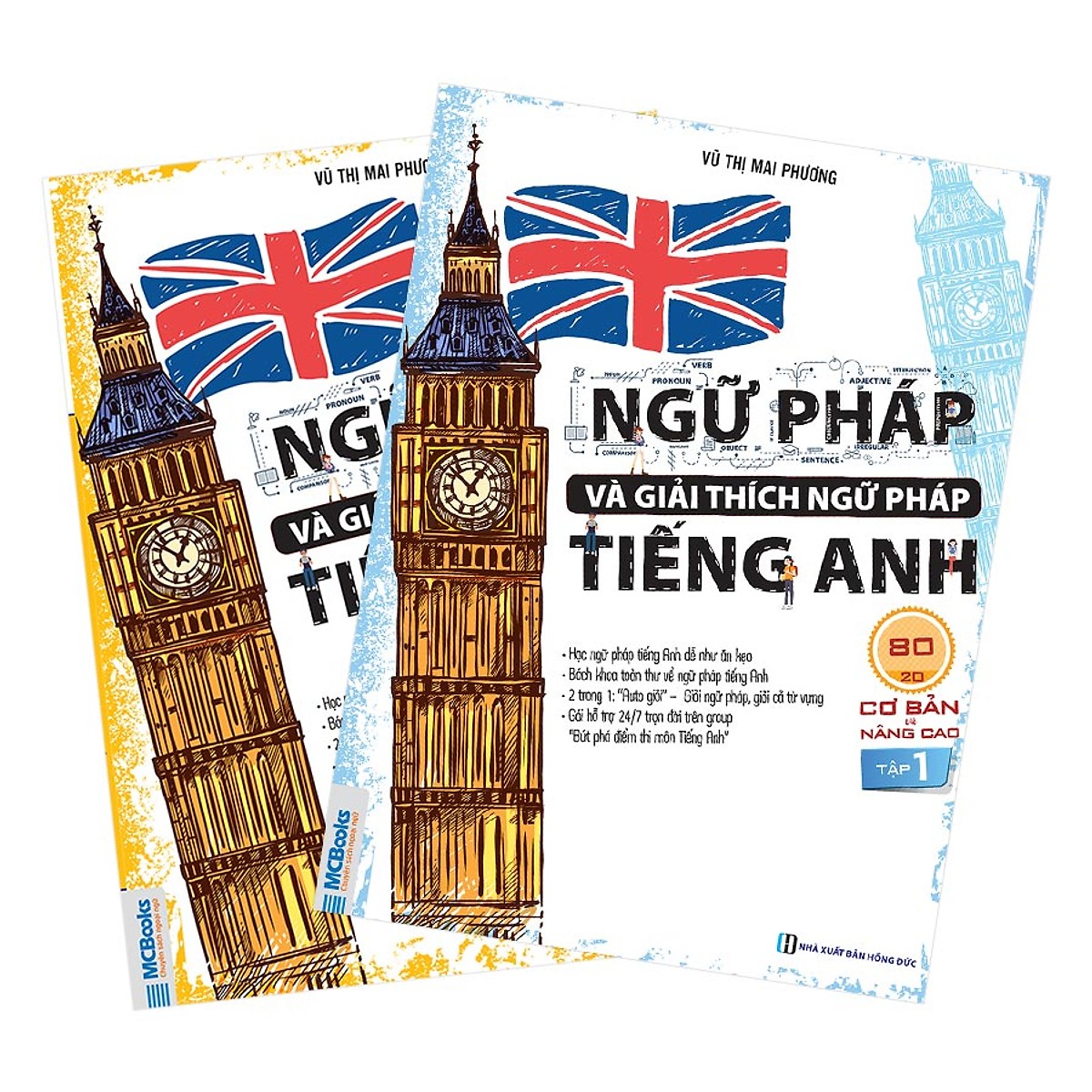 Combo Ngữ Pháp Và Giải Thích Ngữ Pháp Tiếng Anh Cơ Bản Và Nâng Cao ( tặng kèm bookmark TH )