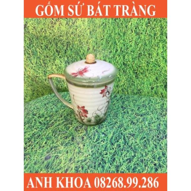 Cốc dáng cao 450ml - Gốm sứ Bát Tràng Anh Khoa