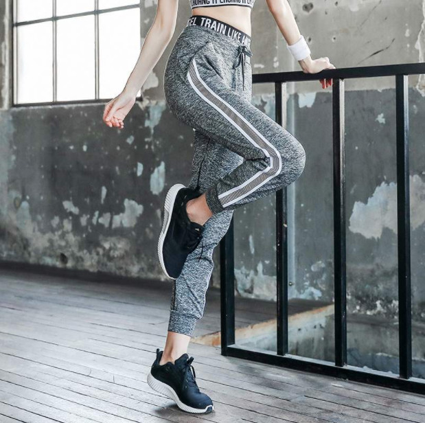 Quần dài Jogger thể thao nữ tập gym yoga Angel01 xám