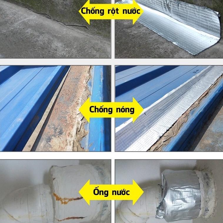 TẤM KEO DÁN CHỐNG THẤM,CHỐNG DỘT MÁI NHÀ ,MÁI TÔN