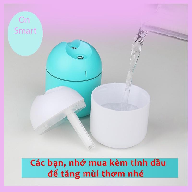 Máy xông tinh dầu phòng ngủ mini - Máy phun sương mini tạo ẩm cầm tay khuếch tán tinh dầu đuổi muỗi côn trùng 250ml