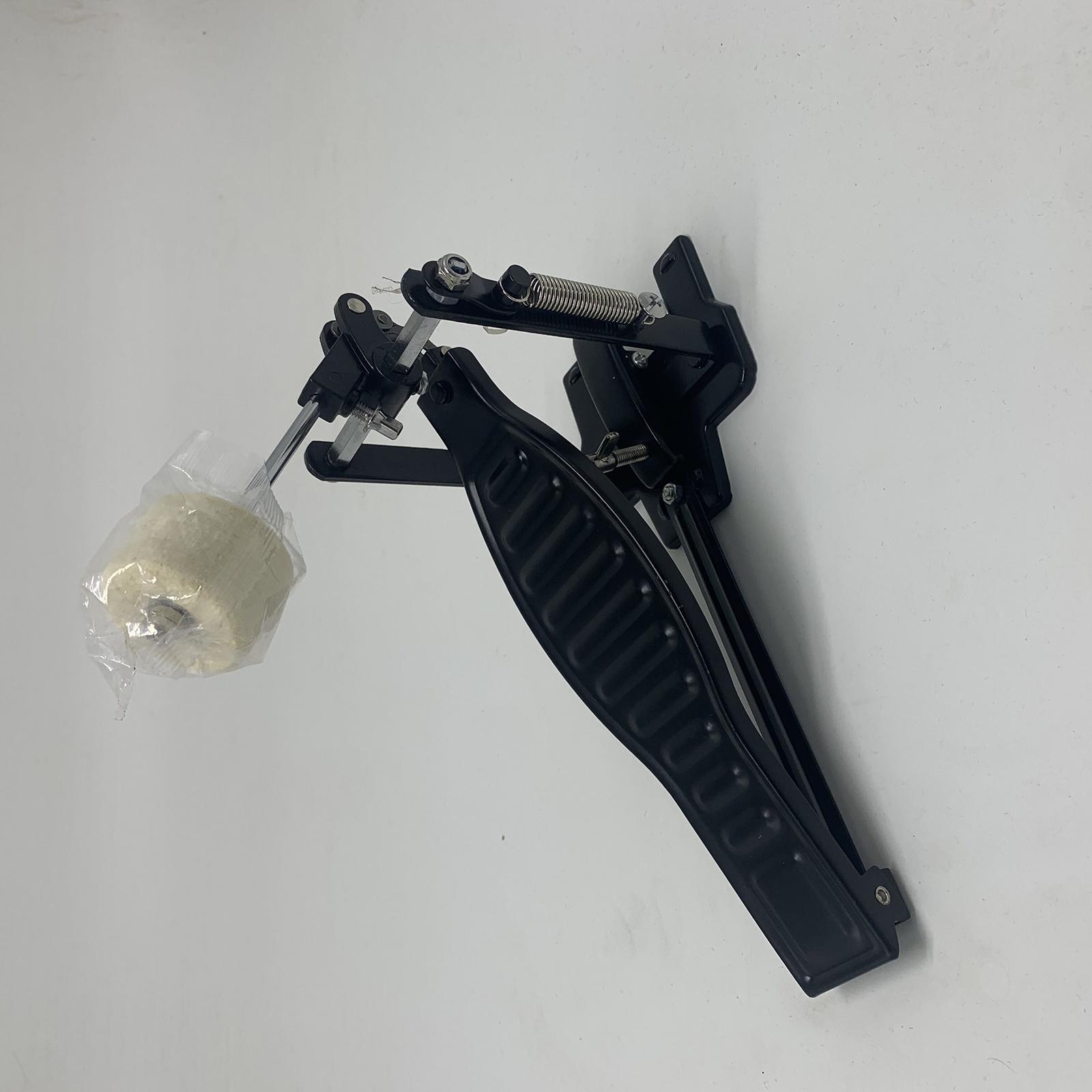 Durable Economy Single Foot Pedal Wool Drum Beater Single Chain Drive Black