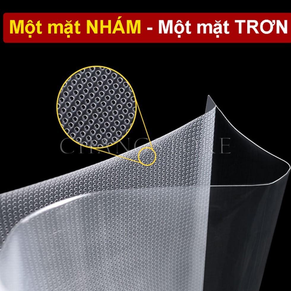 Set 100 Túi Hút Chân Không Một Mặt Nhám, Túi Ép Chân Không Kích Thước 17cmx25cm Cao Cấp