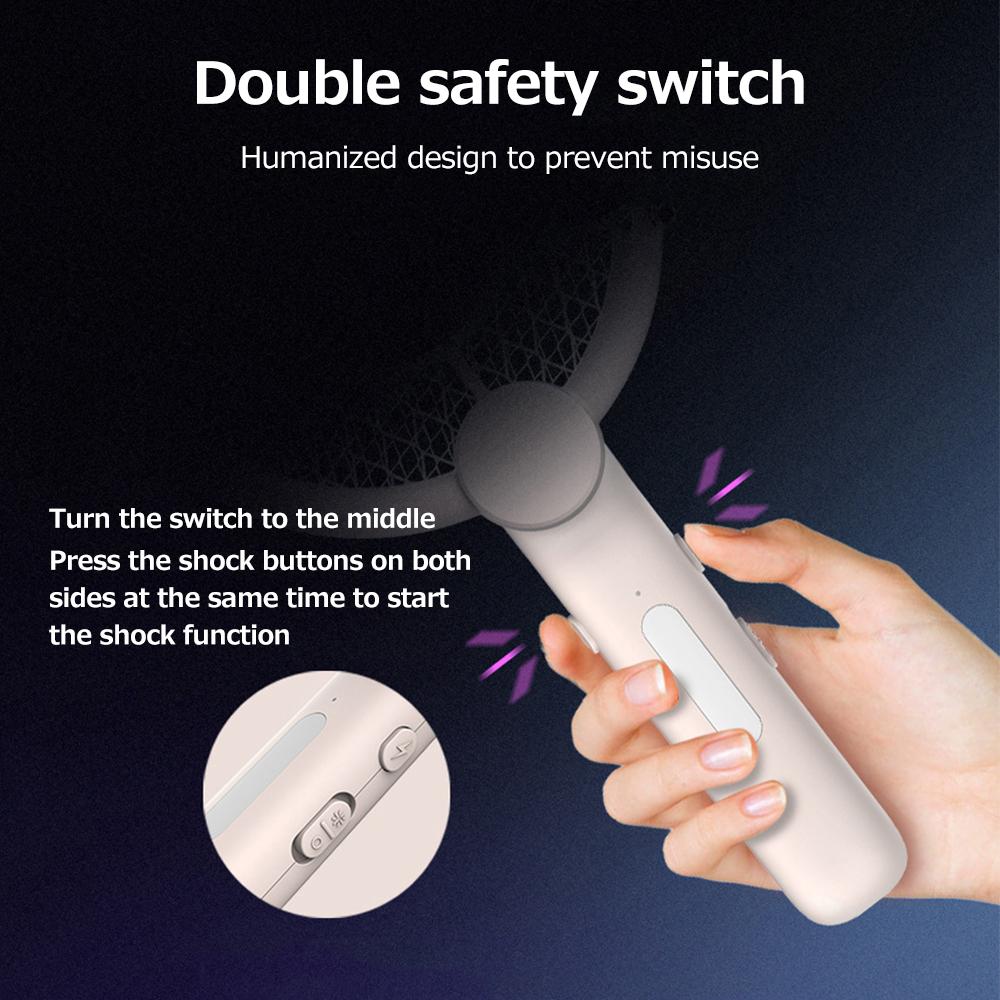 Đèn Diệt Muỗi Thẳng Đứng Hai Trong Một Mạnh Mẽ 900Mah Công Suất Thấp 0,5W