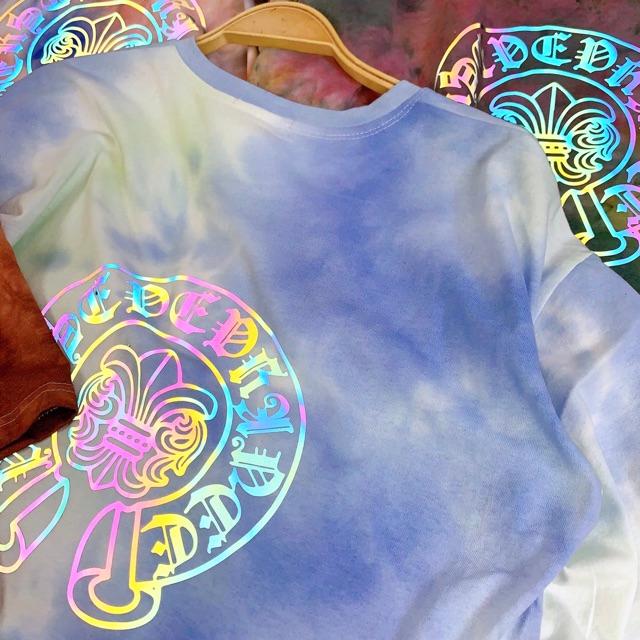 ÁO TIE DYE LOANG MÀU PHẢN QUANG 2 MẶT 7 SẮC