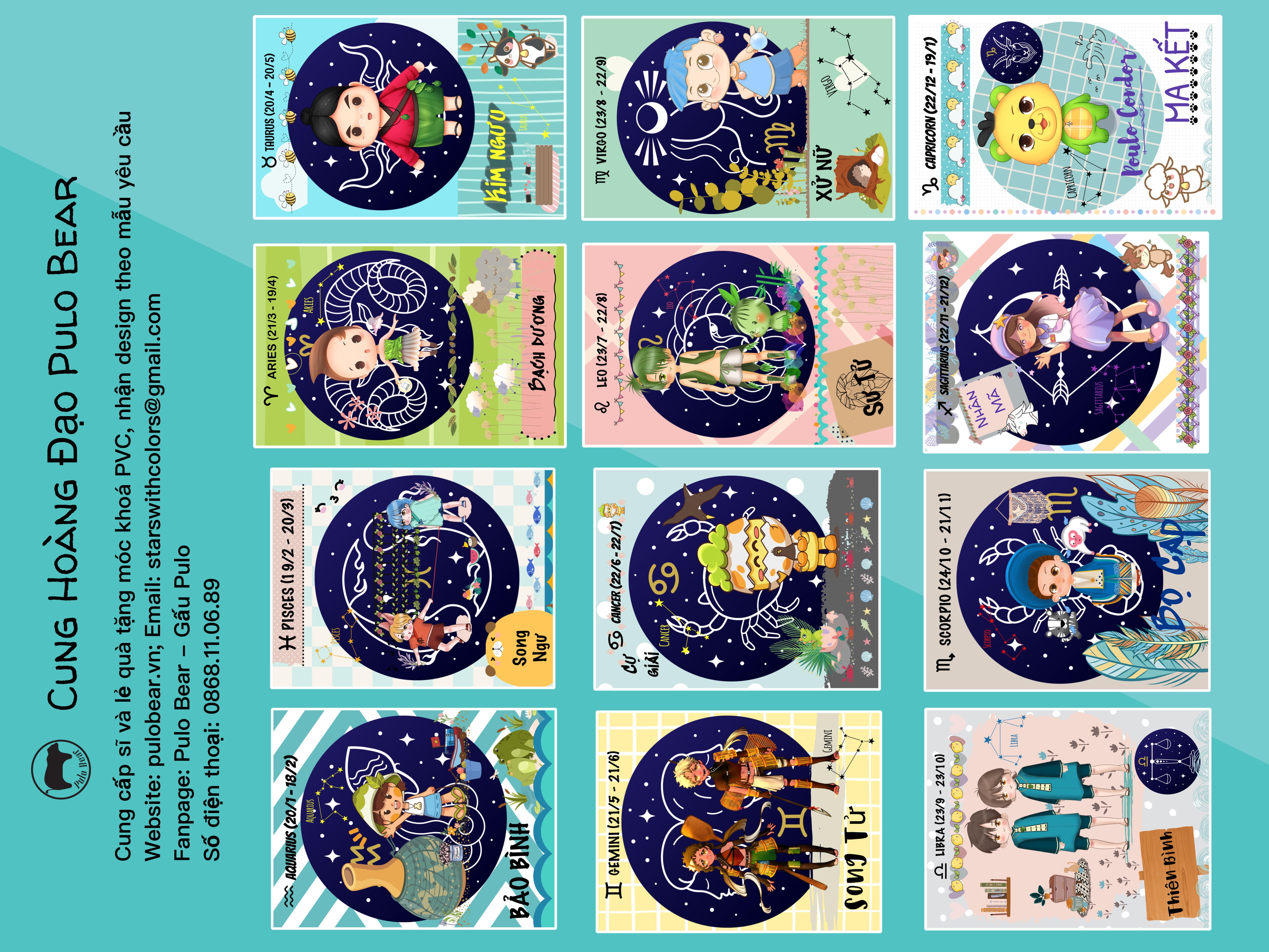 Bộ Sticker Pulo Bear