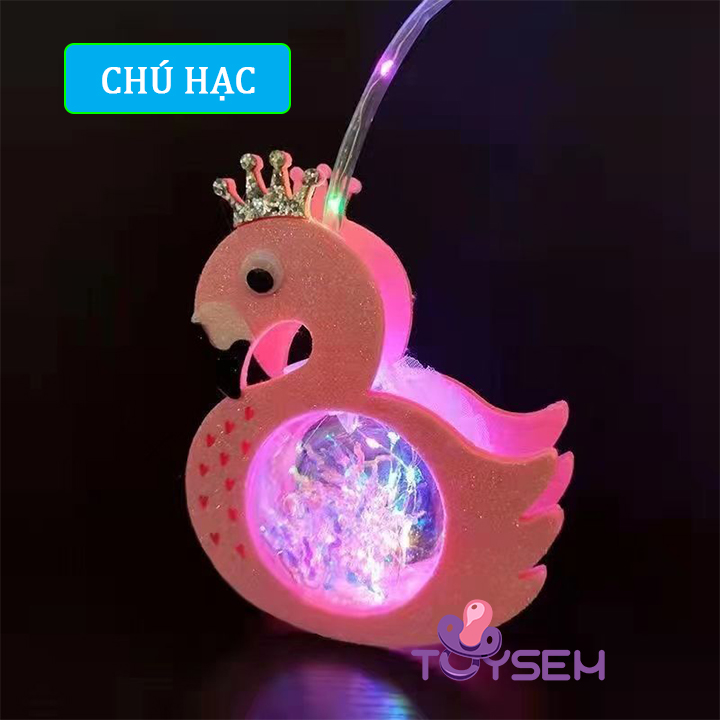 Đèn trung thu hình chú thỏ có đèn cho bé - Lồng đèn trung thu hình thú cute