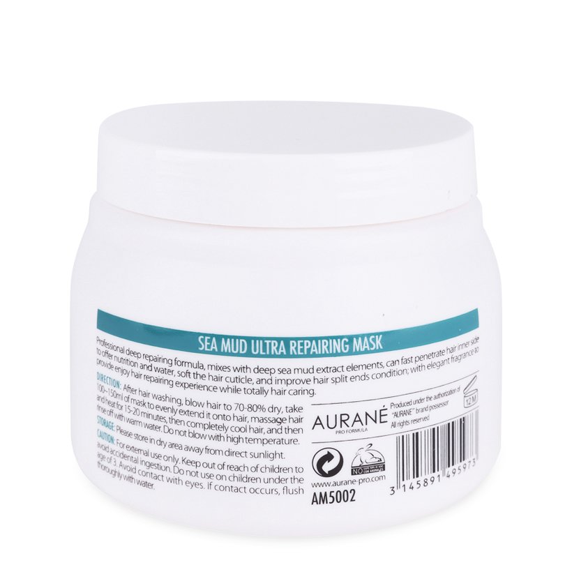 Mặt nạ ủ tóc bùn biển phục hồi tóc Aurane Sea Mud Ultra Repairing Mask 500ml