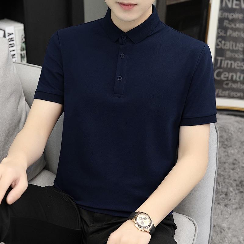 Áo Polo Nam Cổ Bo, Áo Thun Trơn Nam Hafos Vải Cotton Cao Cấp Với 4 Gam Màu