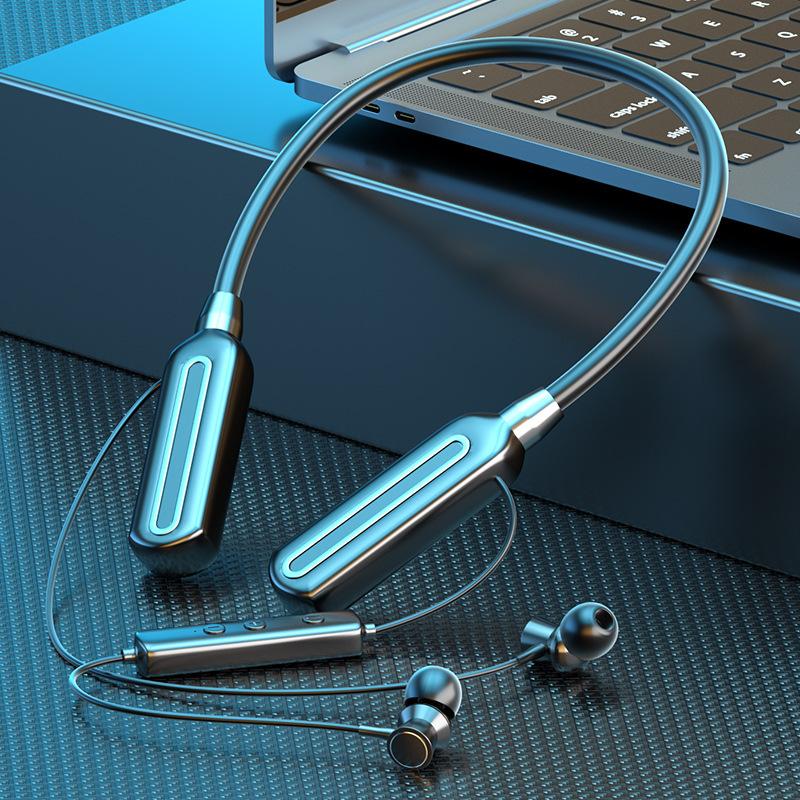 Vận Chuyển Nhanh Mới Tai Nghe In-Ear Thể Thao Bluetooth Không Dây Âm Thanh Nổi Pin Dài Cổ Tai Nghe