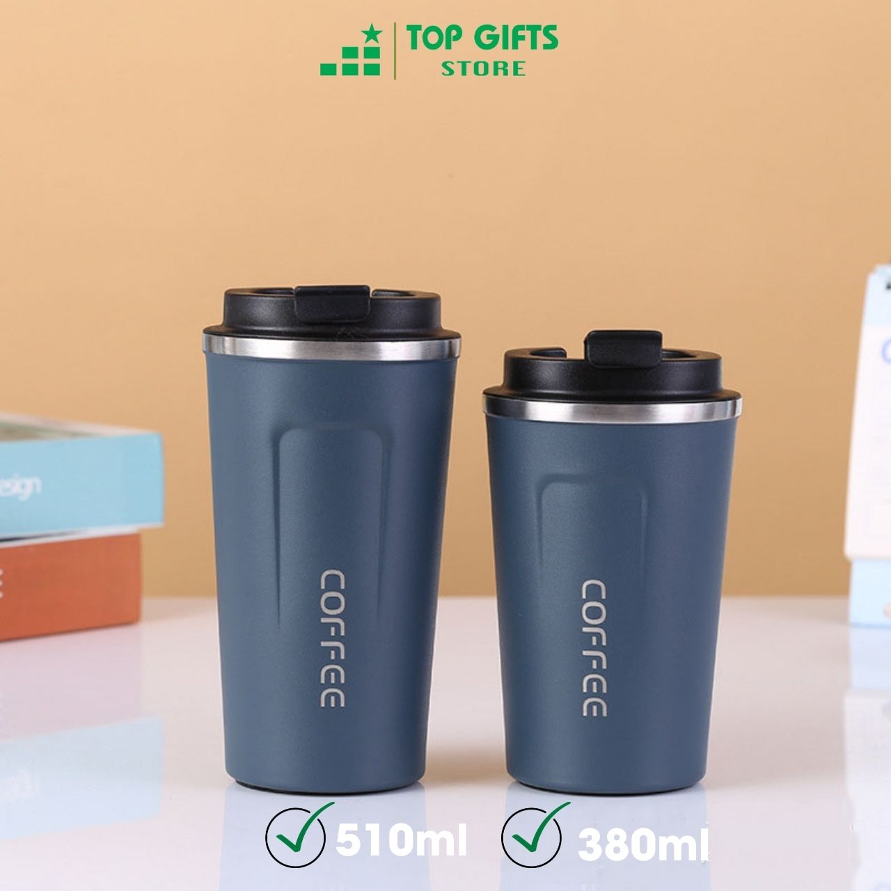 Ly Giữ Nhiệt Coffee XN021 khắc tên 380ml - 510ml