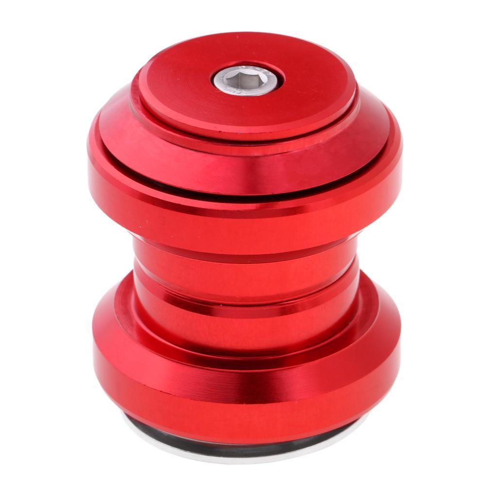 2 Lot 34mm 1-1/8inch Bike Headset Cycling Aluminum Road Bike Black+Red