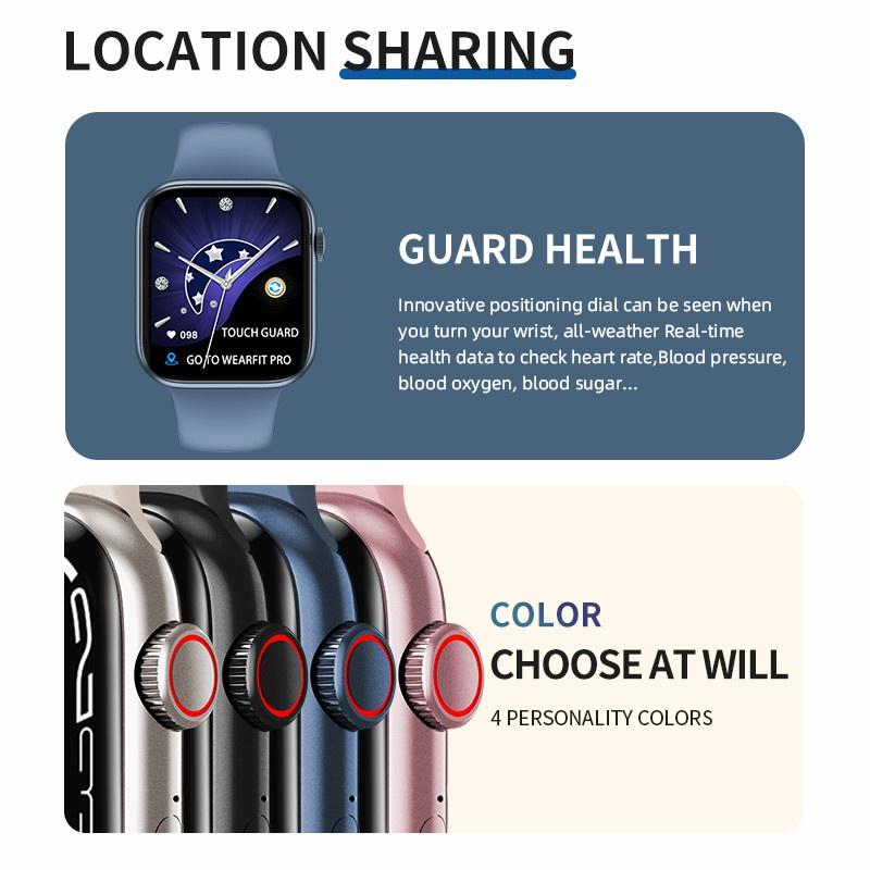 Đồng hồ thông minh HW57 Pro - Kết nối NFC, Bluetooth, màn hình cảm ứng vuông 1.77 inch - Có ngôn ngữ tiếng Việt
