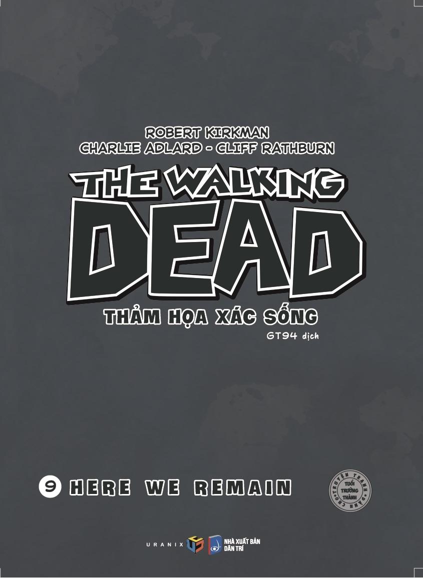 Bộ Sách The Walking Dead - Thảm Họa Xác Sống - Tập 9 + 10